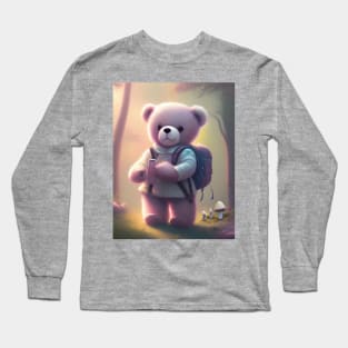 Teddy Bear in the woods Long Sleeve T-Shirt